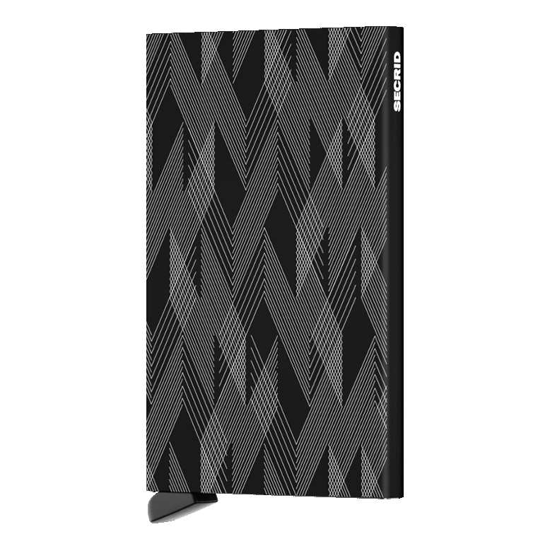 Secrid RFID Cardprotector Laser Cut Zigzag Black front