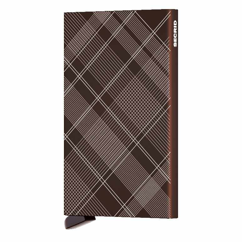 Secrid Cardprotector Tartan Brown front