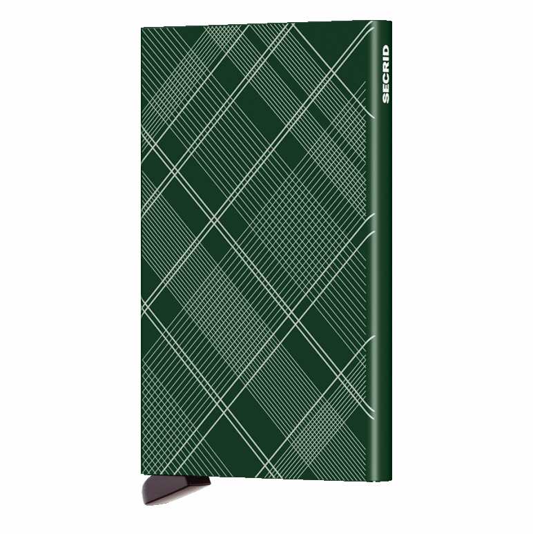 Secrid Cardprotector Tartan Green front