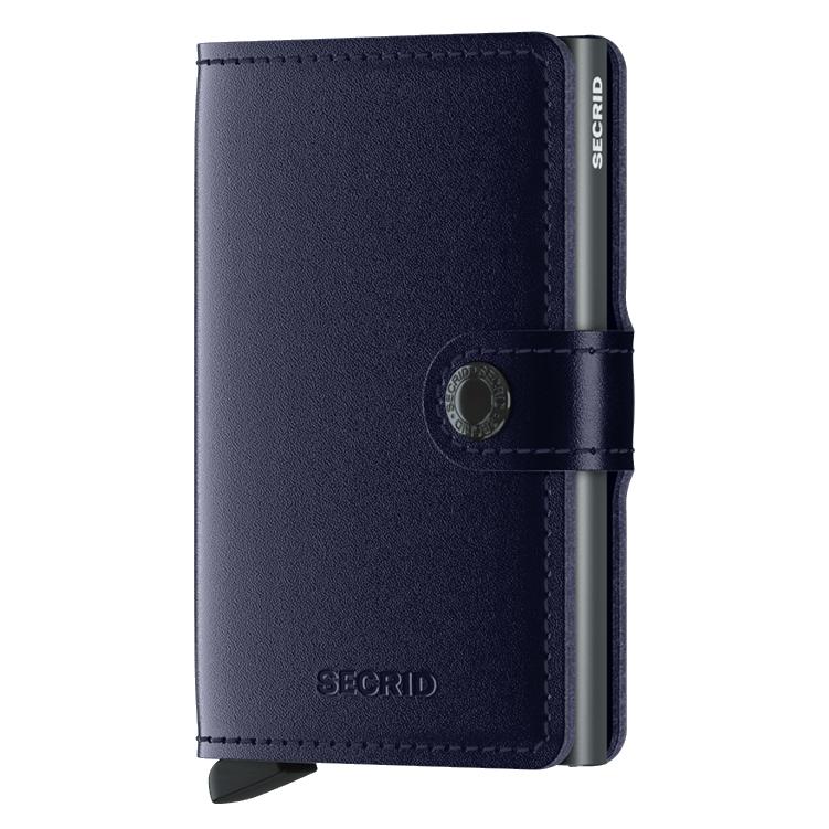 Secrid RFID Mini Wallet Metallic Blue front