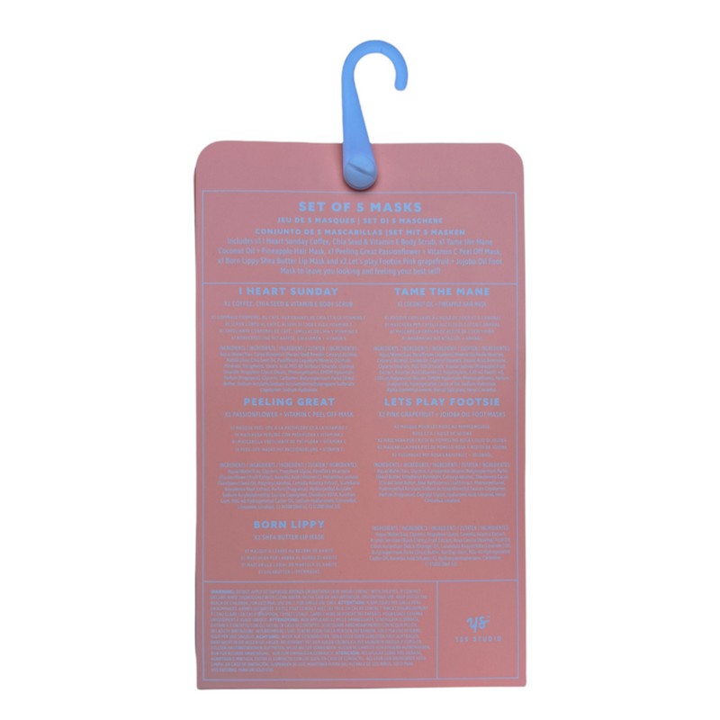 Self Care Sunday Mask Set YSFM0005GN back