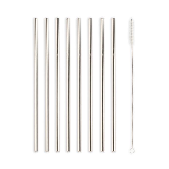 Set of 10 Stainless Steel Straws CU268