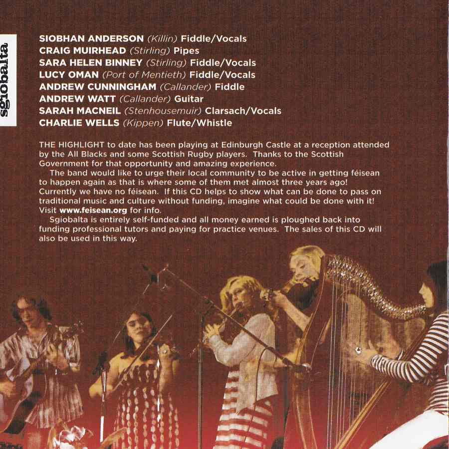 Sgiobalta 2007 SGBCD01 back