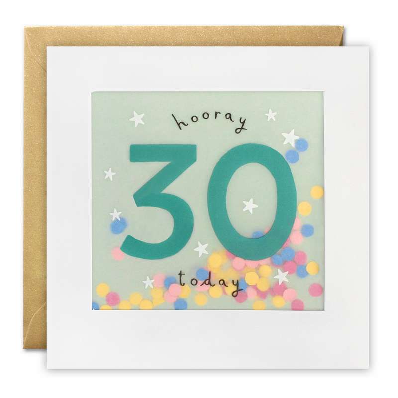 Shakies Birthday Card - Hooray 30 Today PP3321