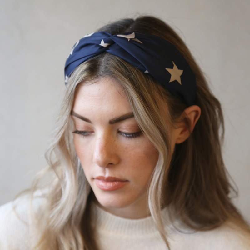 Tutti & Co Starlet Twist Headband on model