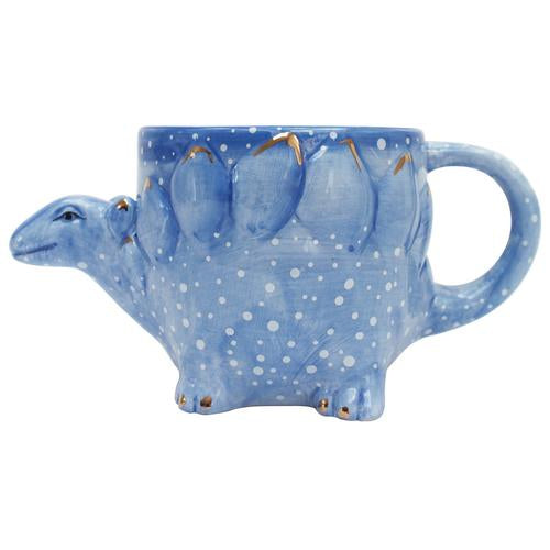 Stegosaurus Shaped Ceramic Cup front