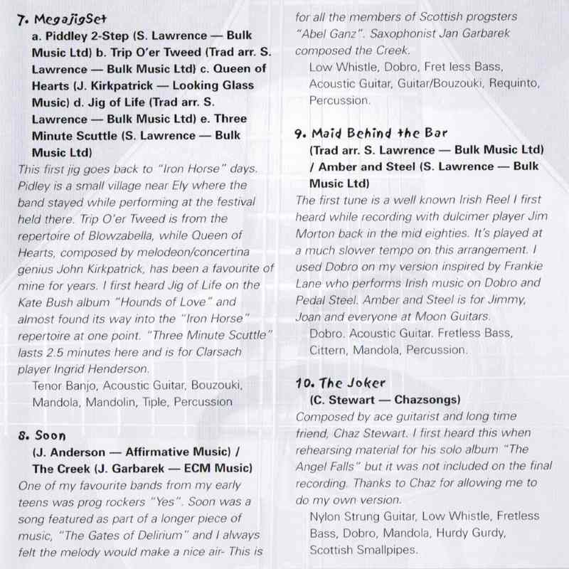 Stevie Lawrence Standing Alone CDLDL1309 CD track details 2