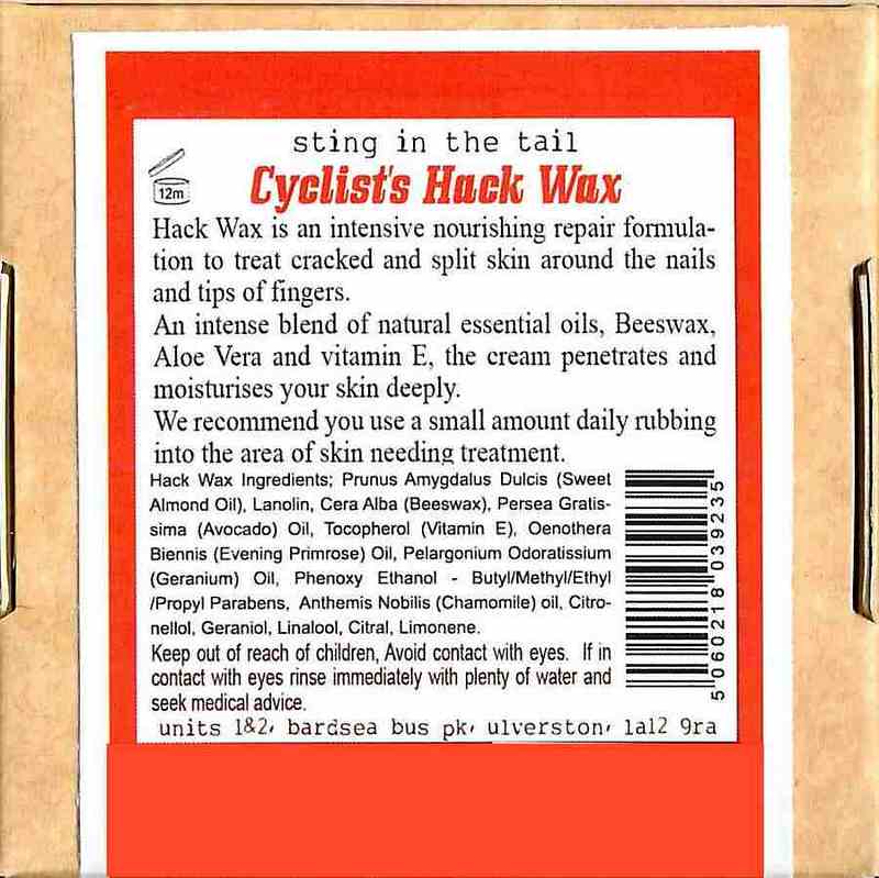 Sting In The Tail Cyclists Hack Wax back
