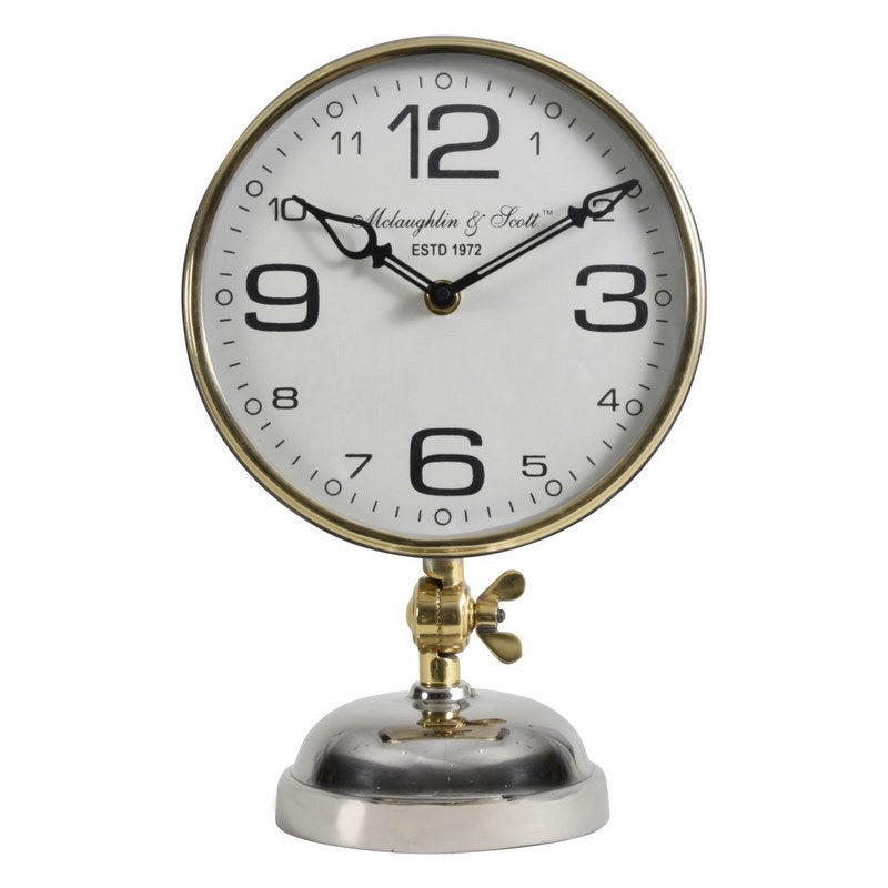 Stollard Silver Nickel Mantel Clock 703681 main