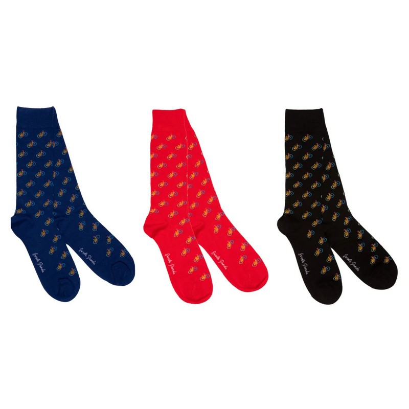 Swole Panda Bamboo Socks Bicycle Gift Box of 3 selection