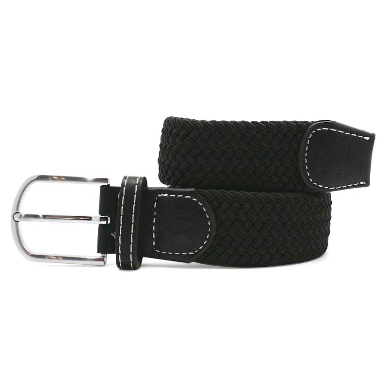 Swole Panda Repreve Woven Belt Jet Black SP-RWB-34 main