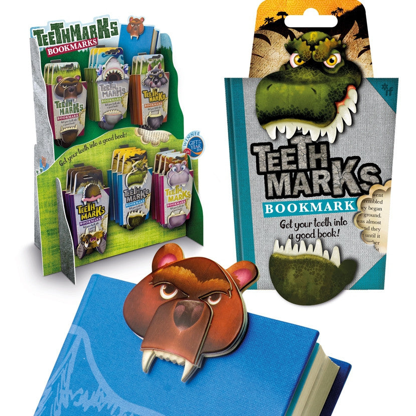Teeth-marks Bookmark - with display stand