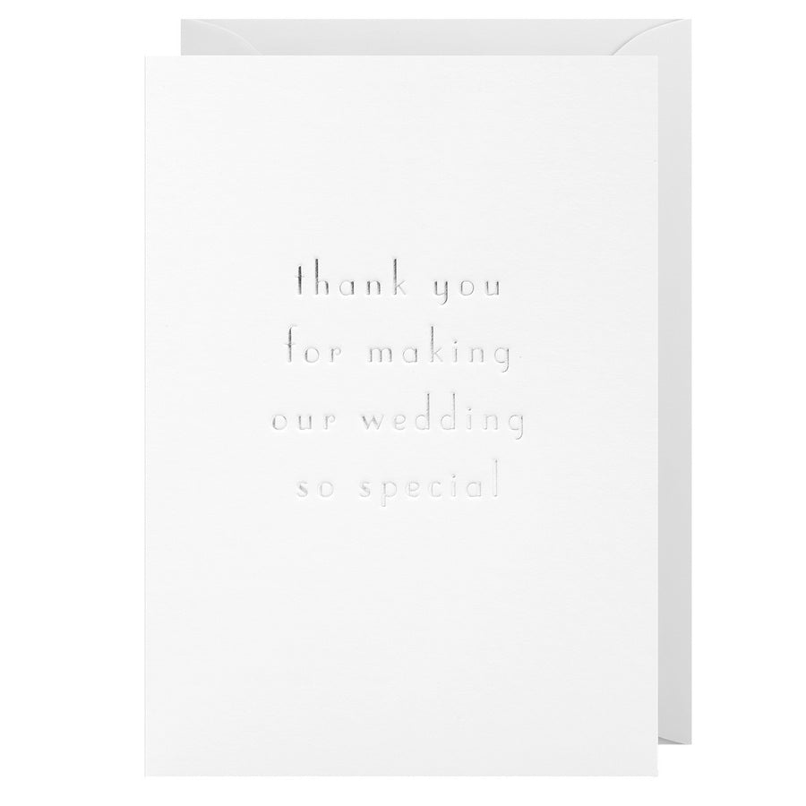 Thank You For Making Our Wedding So Special 1978