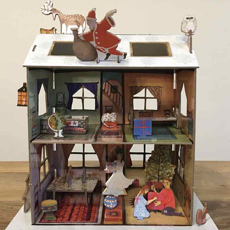 The Night Before Christmas Pop and Slot Advent Calendar back