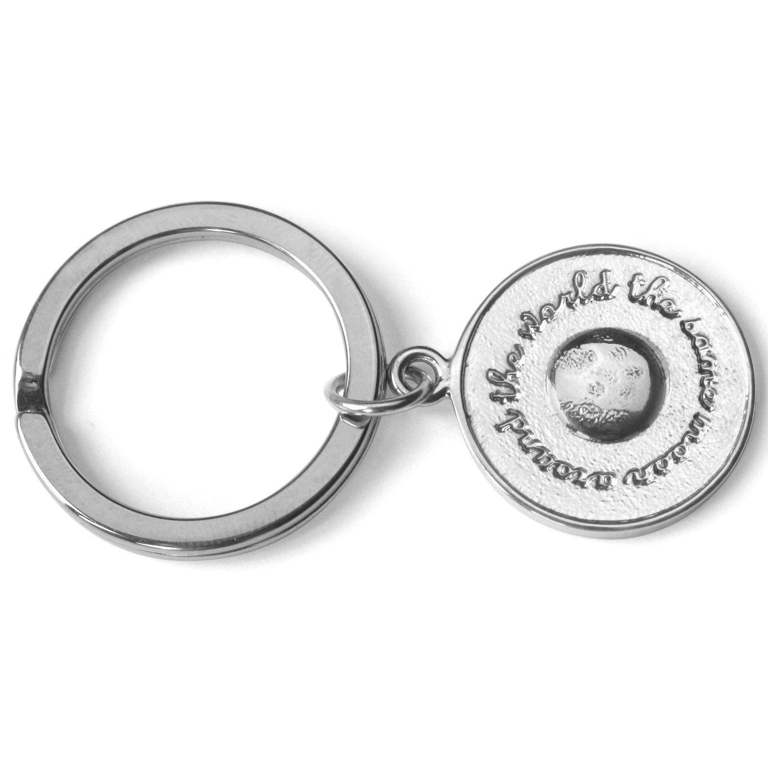 The Same Moon Around The World Keyring