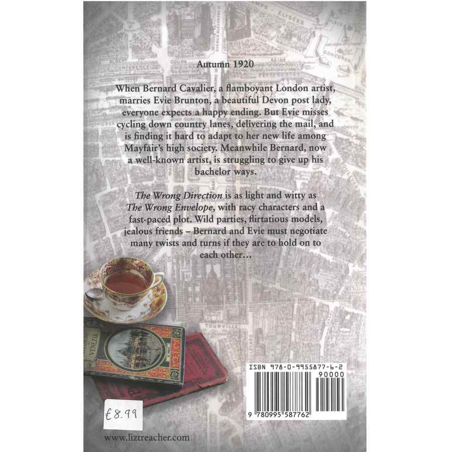 The Wrong Direction by Liz Treacher back cover