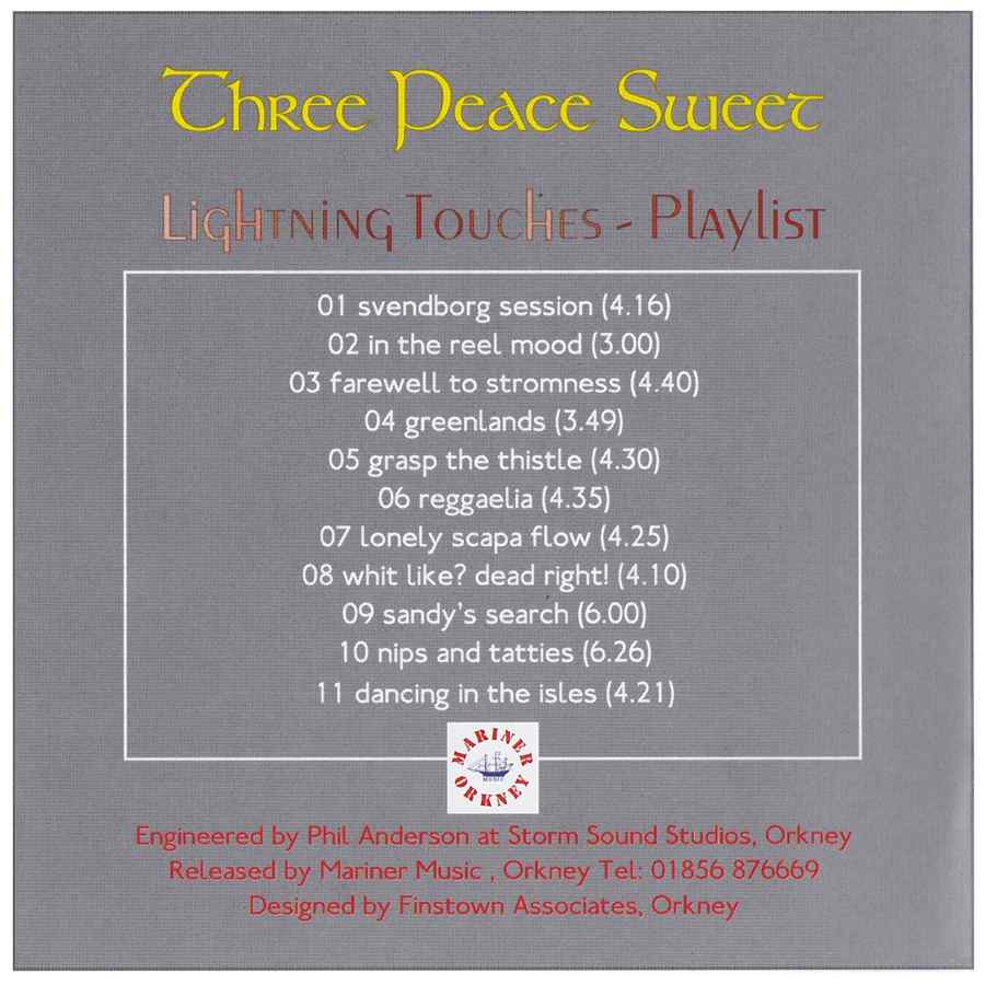 Three Peace Sweet - Lightning Touches MMCD9901 back