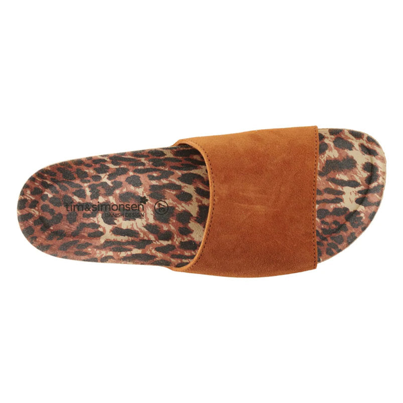 Tim & Simonsen Pippi Leo Brandy Suede Sandal top