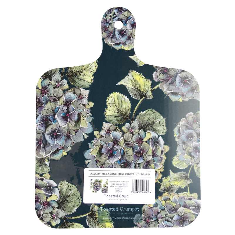 Toasted Crumpet Hydrangea Mini Chopping Board CHM25 back