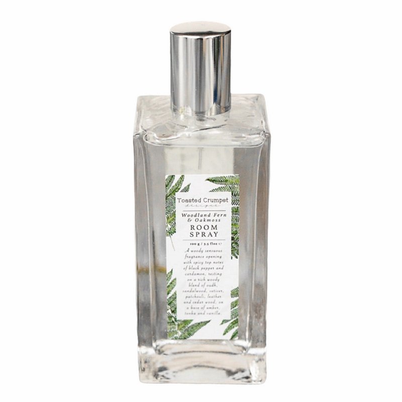 Toasted Crumpet Woodland Fern and Oakmoss Room Spray RS23 front