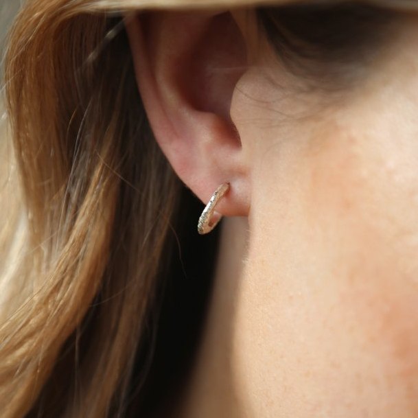 Tutti & Co Aurora Earrings Silver EA376S on model