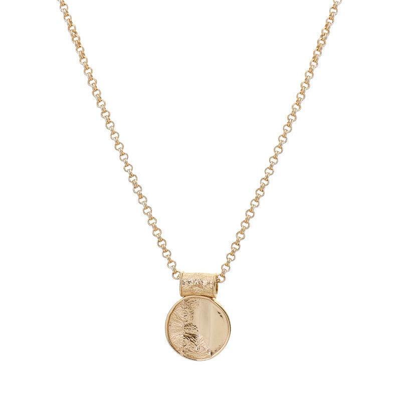 Coin Necklace Gold