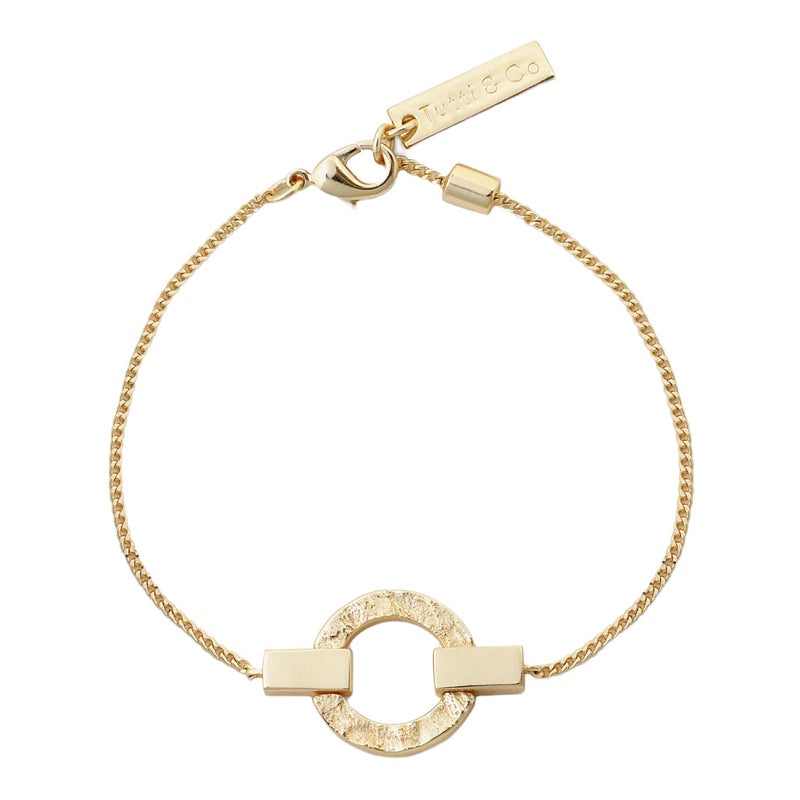 Tutti & Co Palm Bracelet Gold BR562G main