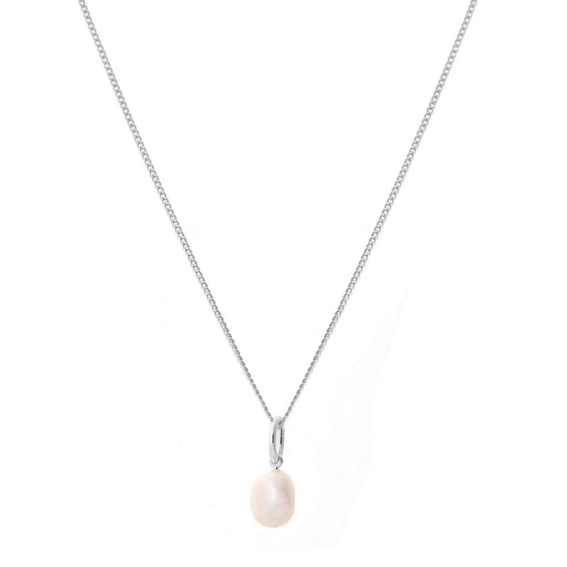 Tutti & Co Pearl Necklace Silver NE526S main