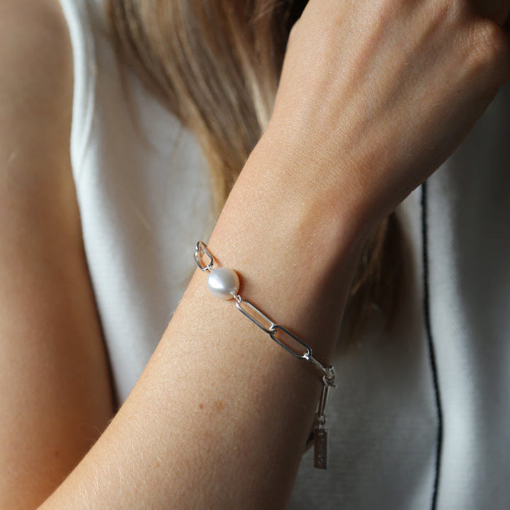 Tutti & Co Prosper Bracelet Silver-Plated BR549S on model
