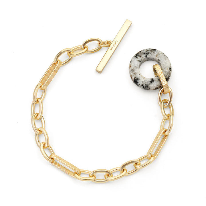 Tutti & Co Quartz T-Bar Bracelet Gold BR552G main