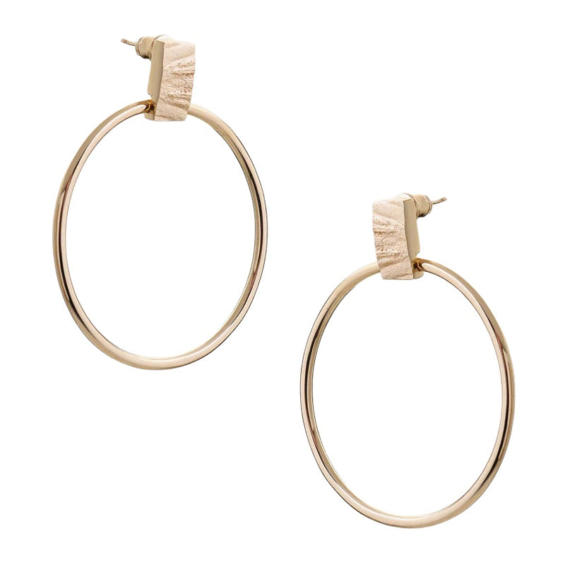 Tutti & Co Sunset Earrings Gold EA469G side