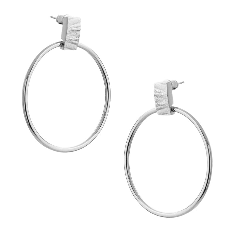 Tutti & Co Sunset Earrings Silver EA469S side