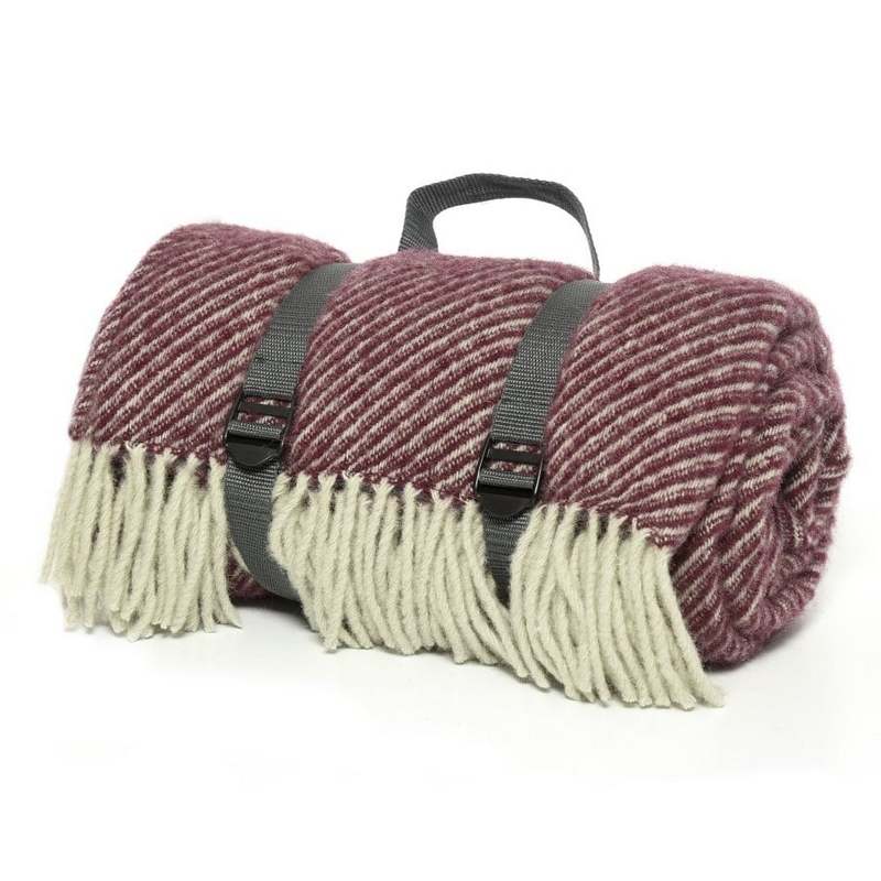 Polo Picnic Rug Rosewood & Grey