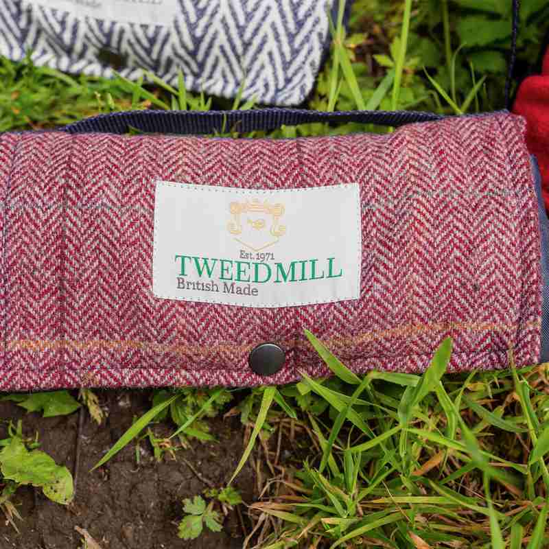 Tweedmill Tweed Walkers Companion Rug Red OUWKT372002 lifestyle