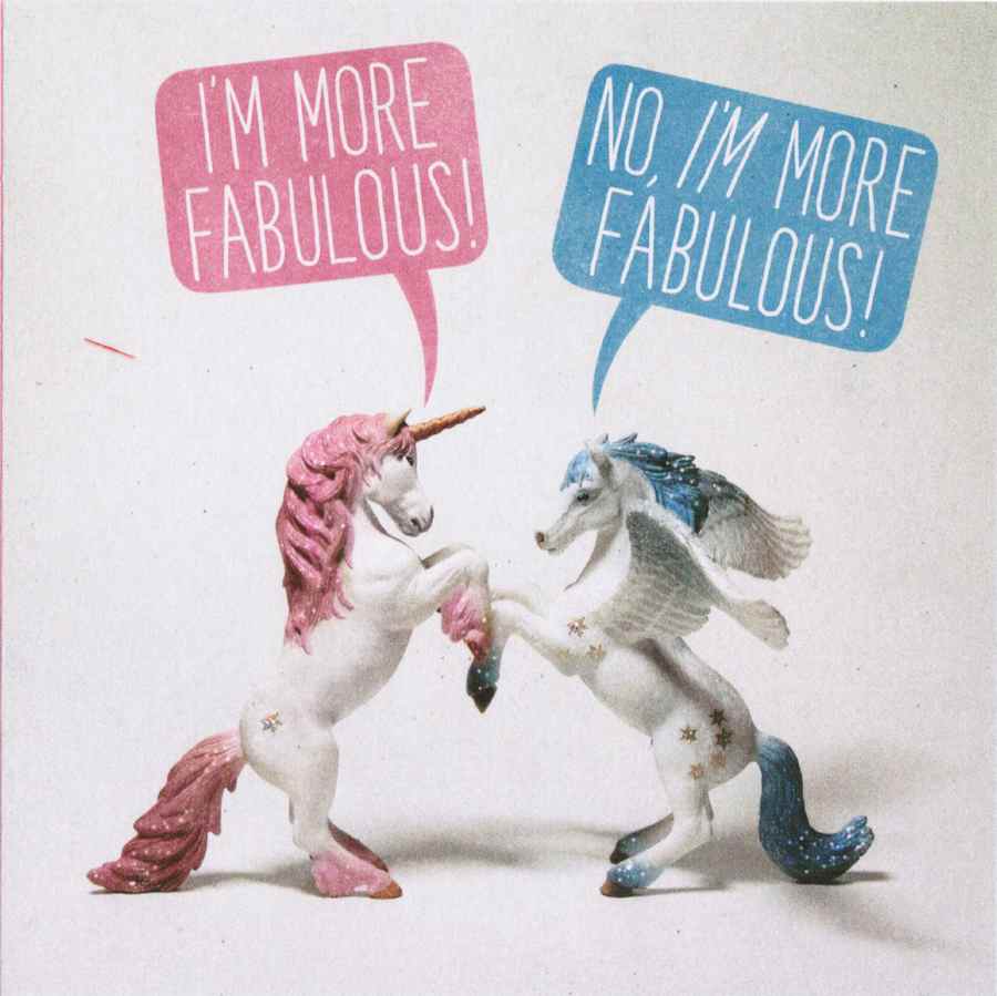 Unicorn Divas Card
