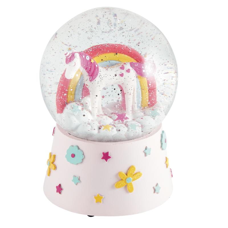 Unicorn Musical Snow Globe 39P3519