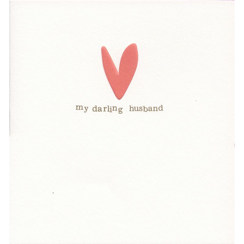 Valentines Card - My Darling Husband