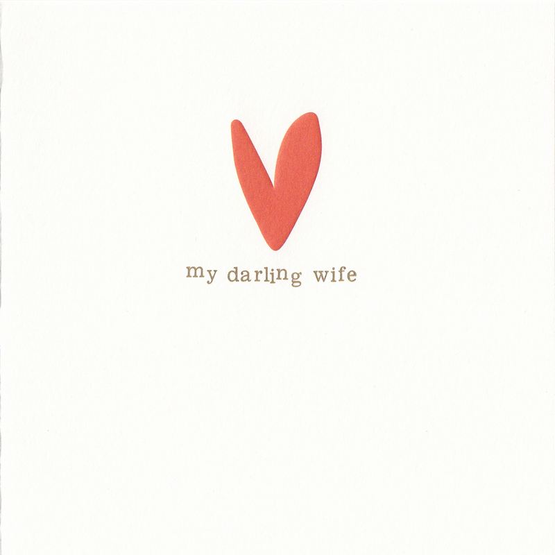 Valentines Card - My Darling Wife