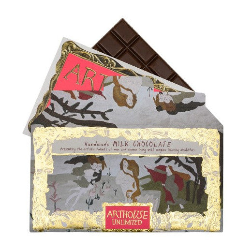 Venus Handmade Milk Chocolate open