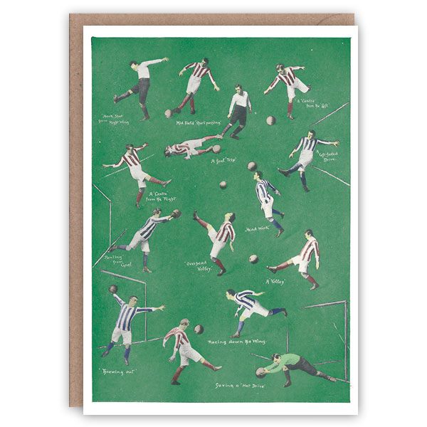 Vintage Football Association Game Card PB558
