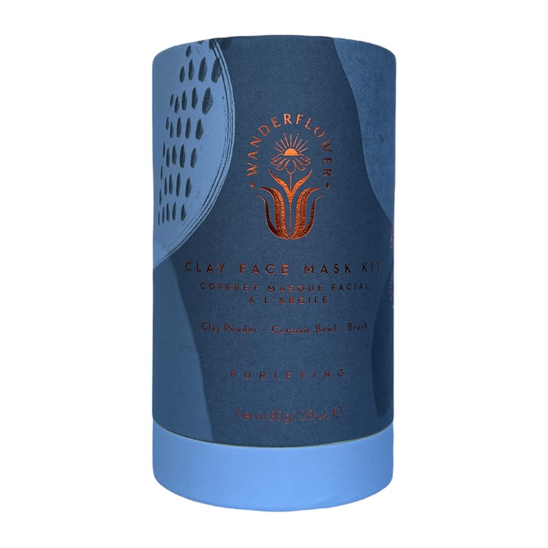 Wanderflower Clay Face Mask Kit WFL018 front