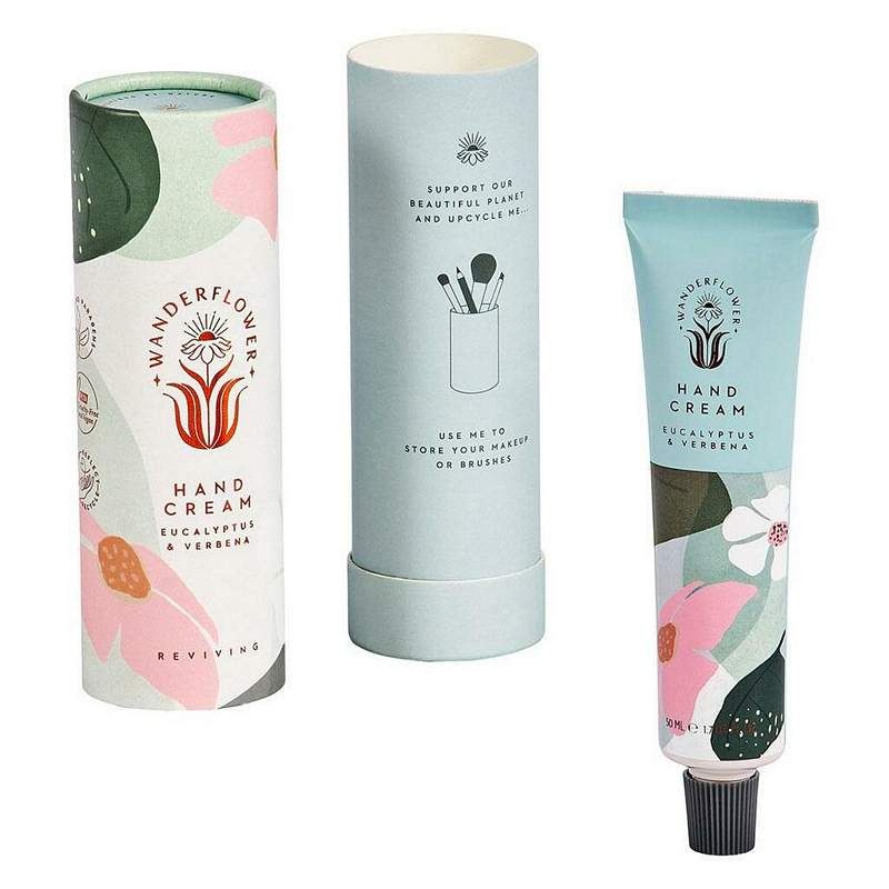 Wanderflower Hand Cream Reviving Eucalyptus & Verbena WFL003 open