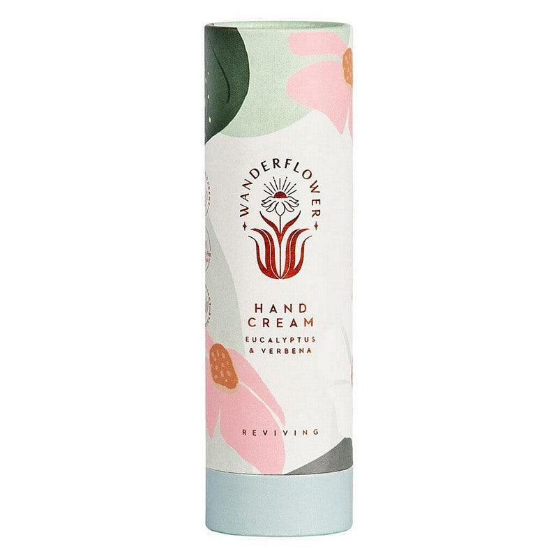 Wanderflower Hand Cream Reviving Eucalyptus & Verbena WFL003 packaging
