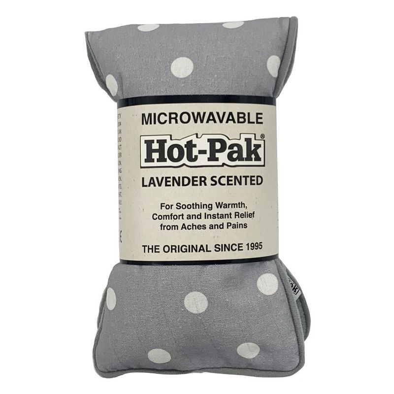 Warmies Microwavable Hot-Pak Lavender Scented Grey Dots HP-GRE-1 front