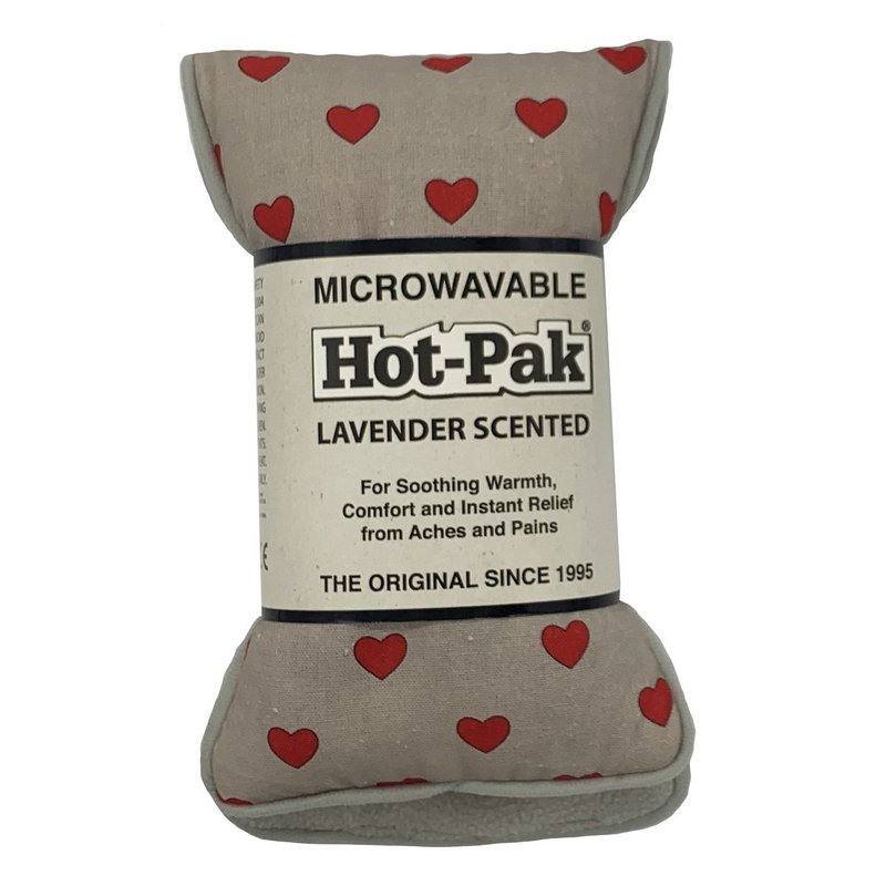 Warmies Microwavable Hot-Pak Lavender Scented Hearts HP-HEA-1 front
