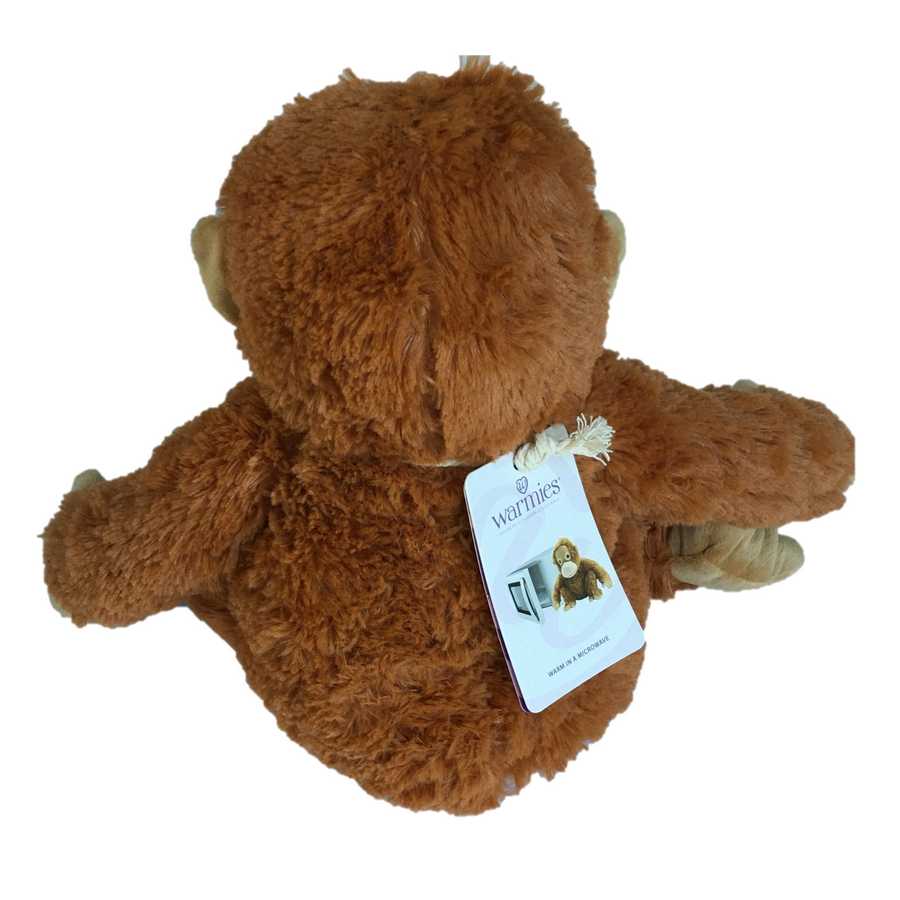 Warmies Plush Microwavable Orangutan back