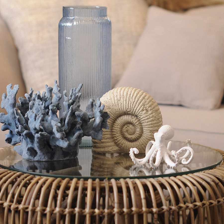 White Octopus Resin Sculpture 702762 lifestyle