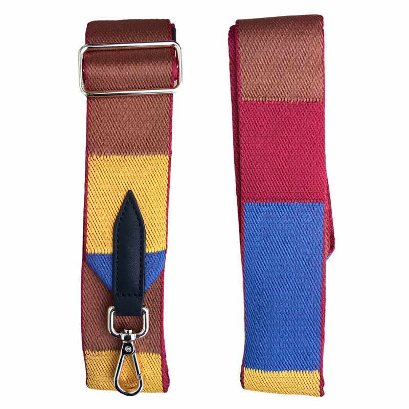 Wide Bag Strap Multi-colour bands main
