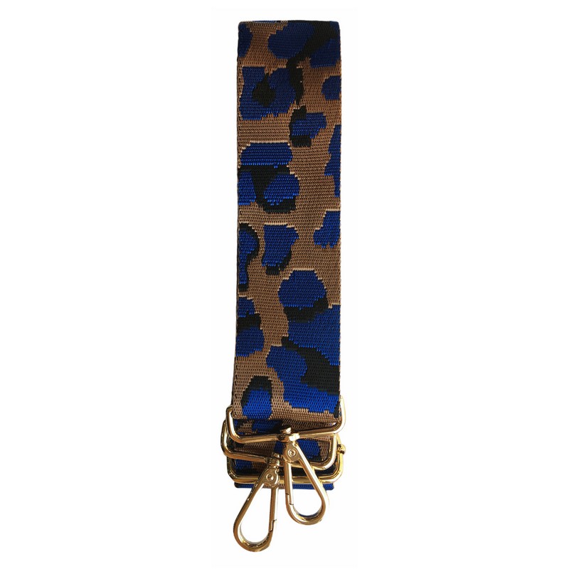 Wide Replacement Bag Strap Royal Blue Camo