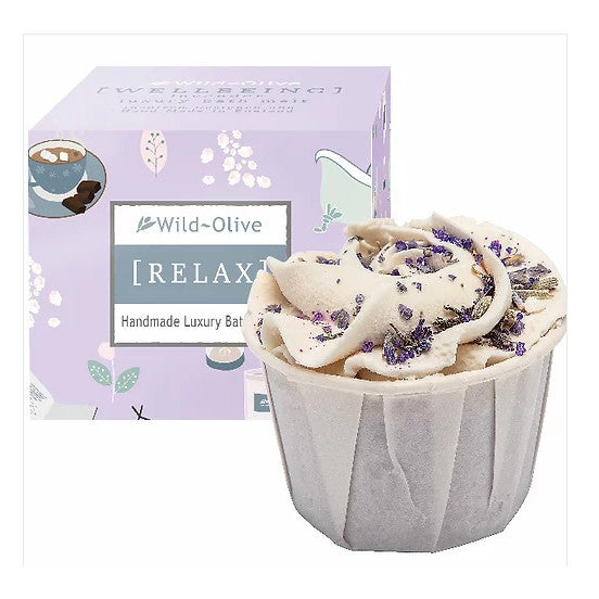 Wild Olive Luxury Handmade Bath Melt Relax boxed